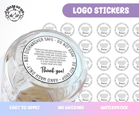 UVDTF Print YOUR OWN LOGO Sticker – Cositas By Lee